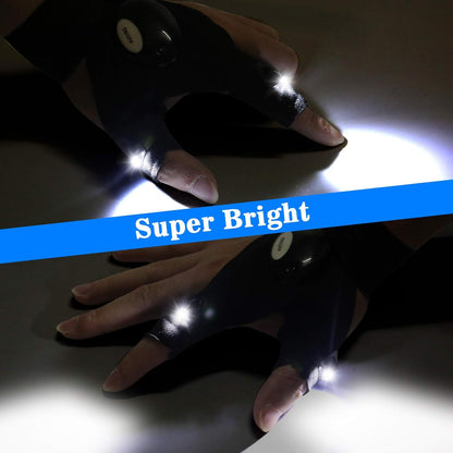LED Flashlight Gloves for Men