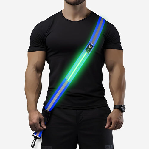 High-Visibility Reflective Running Belt
