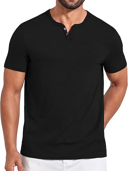 Men's Notch Neck T Shirts
