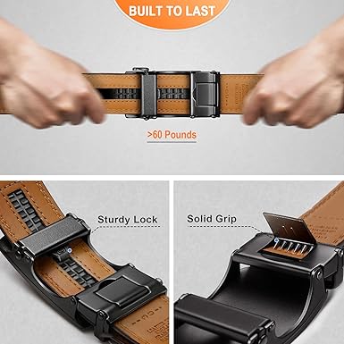 Ratchet Sliding Men Belts