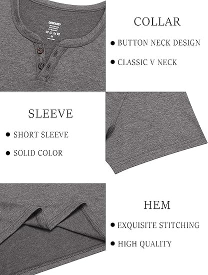 Men's Notch Neck T Shirts